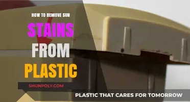 Effective Methods to Remove Sun Stains from Plastic Surfaces