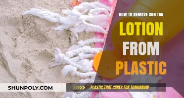 Effective Methods to Remove Sun Tan Lotion Stains from Plastic Surfaces