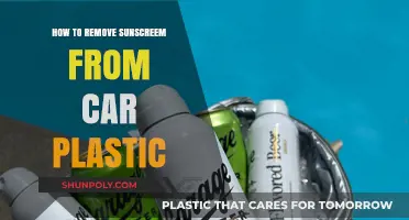 Effective Ways to Remove Sunscreen Stains from Car Plastic Surfaces