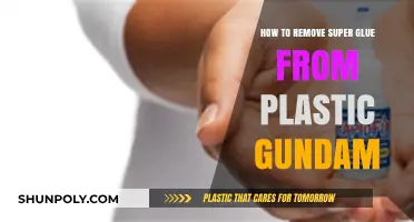 Effective Methods to Safely Remove Super Glue from Plastic Gundam Models