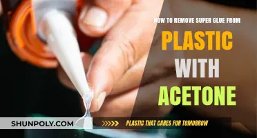 Easy Acetone Method to Remove Super Glue from Plastic Surfaces