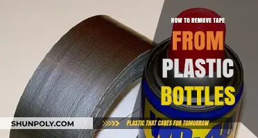 Easy Steps to Remove Tape Residue from Plastic Bottles