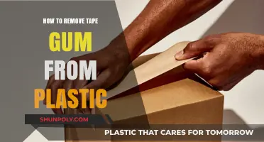 Effective Ways to Remove Tape Gum from Plastic Surfaces Easily