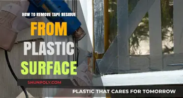 Effective Ways to Remove Tape Residue from Plastic Surfaces Easily