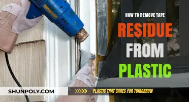Effective Ways to Remove Tape Residue from Plastic Surfaces Easily