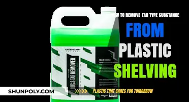 Effective Methods to Remove Tar-Like Substances from Plastic Shelving