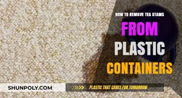 Removing Tea Stains from Plastic Containers: A Quick Guide