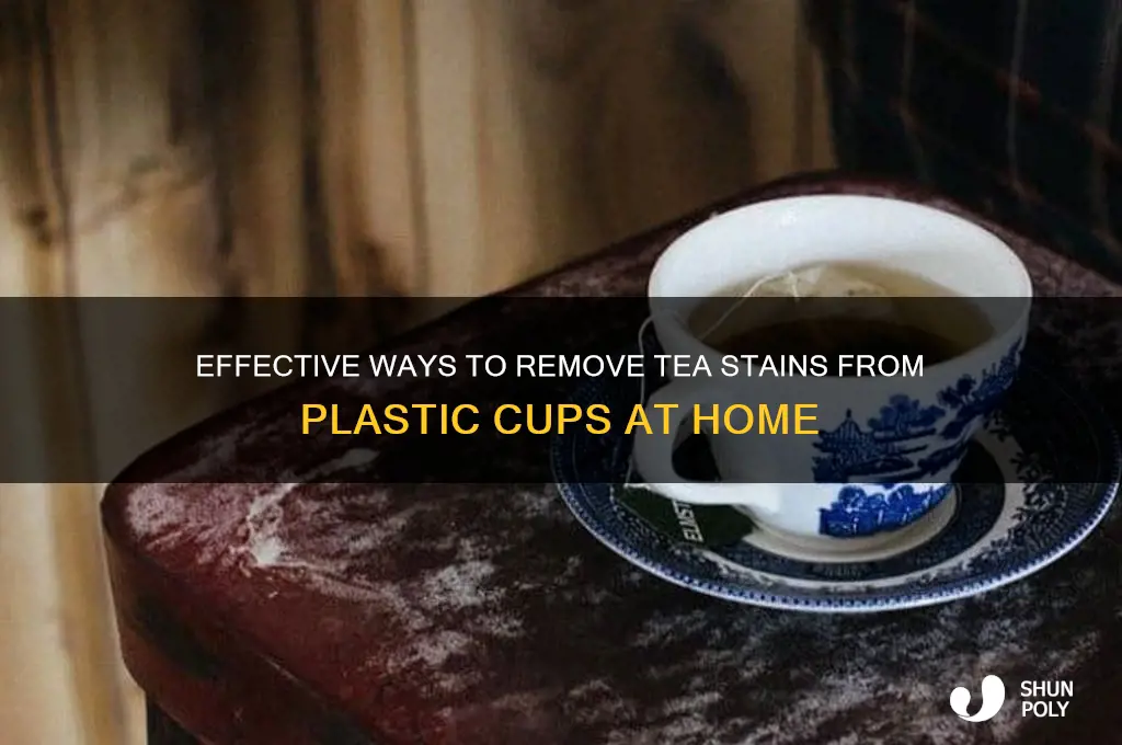 how to remove tea stains from plastic cups hunker