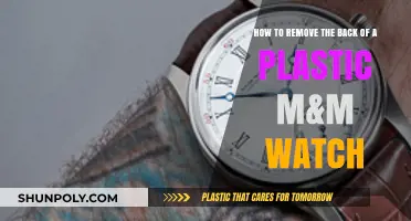 Easy Steps to Remove the Back of Your Plastic M&M Watch