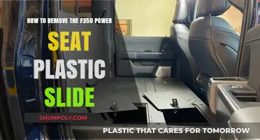 Easy Guide to Removing F350 Power Seat Plastic Slide