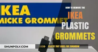Easy Steps to Remove IKEA Plastic Grommets from Furniture