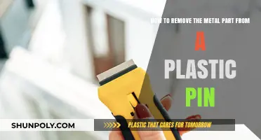 Easy DIY Guide: Removing Metal Parts from Plastic Pins Safely