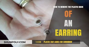 Easy DIY Guide: Removing Plastic Backs from Earrings Safely