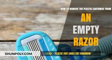 Easy Steps to Remove Plastic Cartridge from Empty Razor