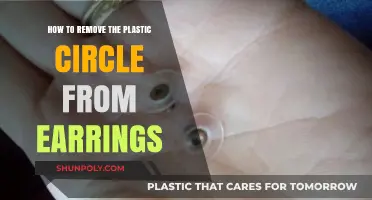 Easy DIY Guide: Removing Plastic Circles from Earrings Safely