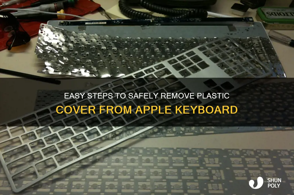 how to remove the plastic cover from your apple keyboard