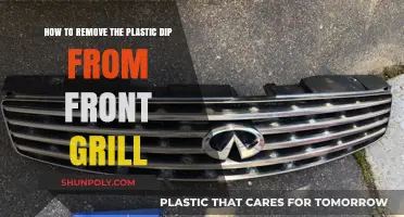 Easy Steps to Remove Plastic Dip from Your Front Grill