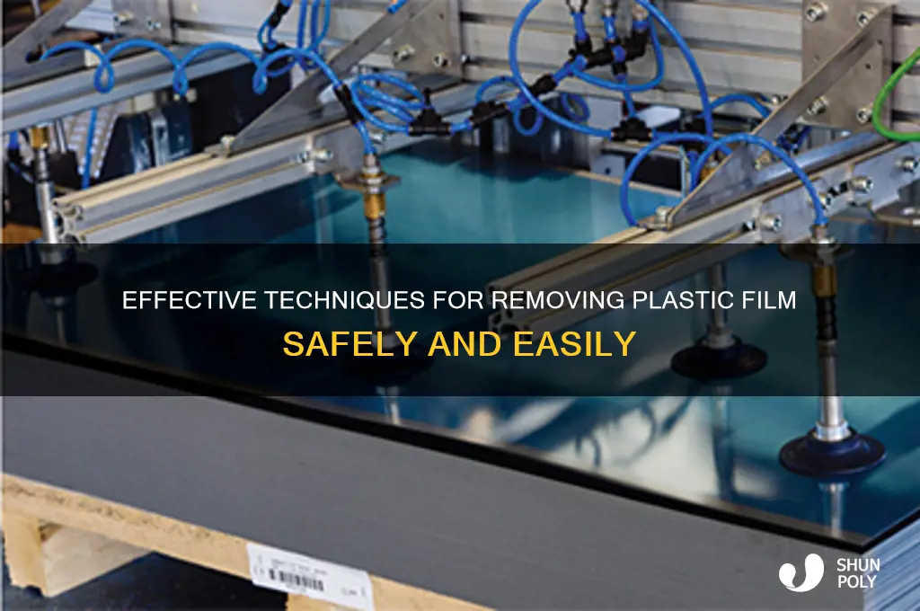 how to remove the plastic film