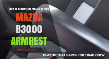 Removing Plastic from 1994 Mazda B3000 Armrest: DIY Guide