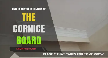 Easy Steps to Remove Plastic from Cornice Boards
