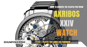 Easy Steps to Remove Plastic Pin from Akribos XXIV Watch