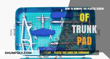 Easy Guide: Removing Plastic Trunk Pad Screws Without Damage