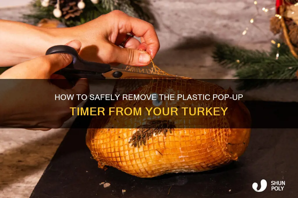how to remove the plastic thing in turkey
