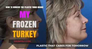 Easily Remove the Plastic Piece Inside Your Frozen Turkey: A Quick Guide