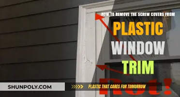 Removing Screw Covers from Plastic Window Trim: A Step-by-Step Guide