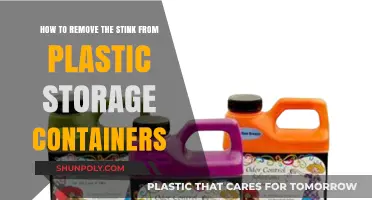 Eradicate Stink: Freshen Plastic Containers