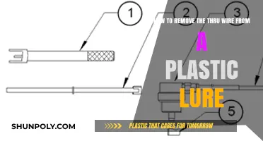 Easy Steps to Remove Thru Wire from Plastic Fishing Lures
