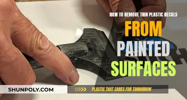 Removing Thin Plastic Decals: A Guide for Painted Surfaces