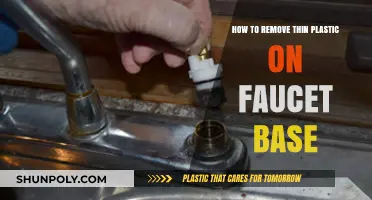 Easy Steps to Remove Thin Plastic from Faucet Base