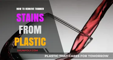 Effective Methods to Remove Thinner Stains from Plastic Surfaces