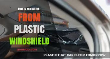 Effective Methods to Remove Tint from Plastic Windshields Safely