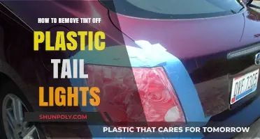 Easy Steps to Remove Tint from Plastic Tail Lights Safely
