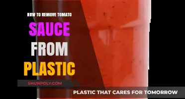 Effective Ways to Remove Tomato Sauce Stains from Plastic Surfaces
