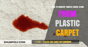 Effective Tips to Remove Tomato Sauce Stains from Plastic Carpets