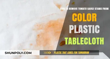 Effective Tips to Remove Tomato Sauce Stains from Colorful Plastic Tablecloths