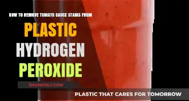 Effective Tips: Removing Tomato Sauce Stains from Plastic with Hydrogen Peroxide