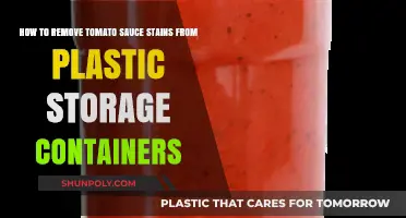 Effective Tips to Remove Tomato Sauce Stains from Plastic Containers
