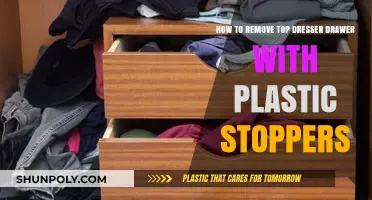Easy Guide: Removing Top Dresser Drawer with Plastic Stoppers