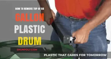 Easy Guide to Removing the Top of a 55-Gallon Plastic Drum