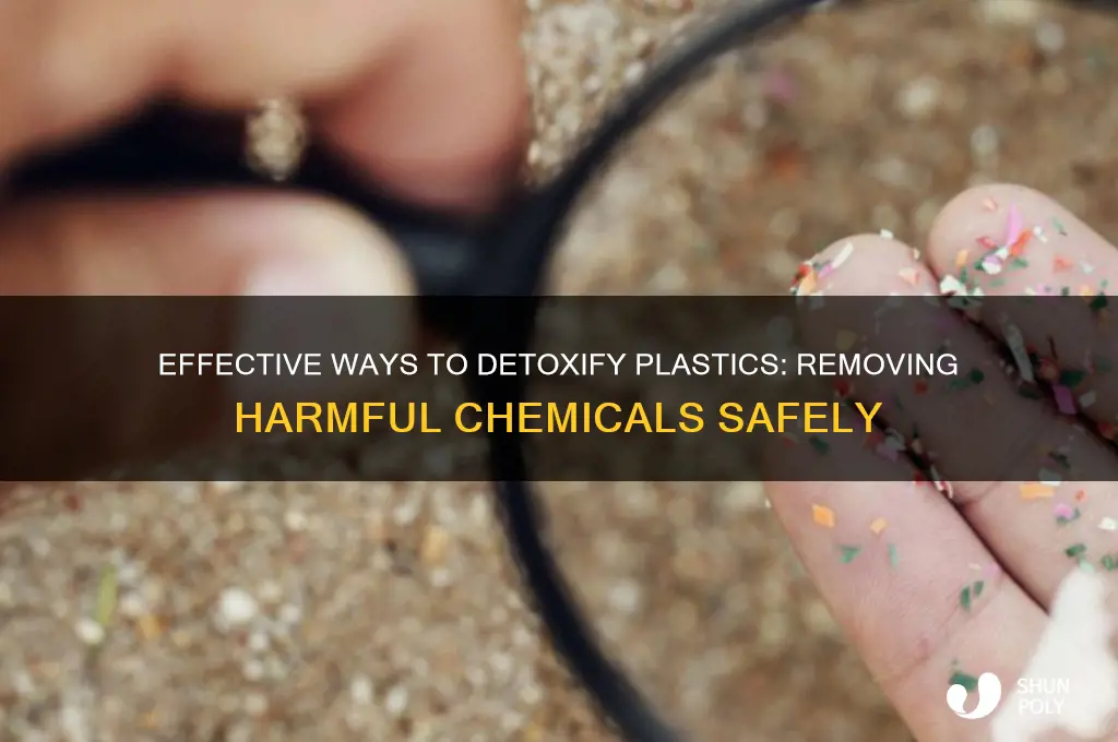 how to remove toxins chemicals from plastic