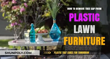 Effective Ways to Clean Tree Sap Off Plastic Outdoor Furniture