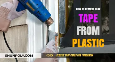 Effective Methods to Safely Remove Tuck Tape from Plastic Surfaces