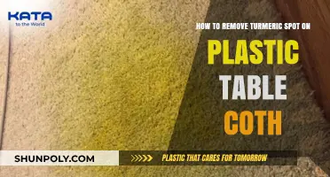 Effective Ways to Remove Turmeric Stains from Plastic Table Cloths