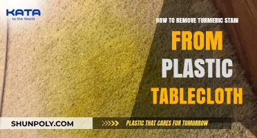 Effective Tips to Remove Turmeric Stains from Plastic Tablecloths