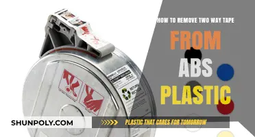 Removing Two-Way Tape from ABS Plastic: A Step-by-Step Guide