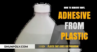 Effective Ways to Remove Vinyl Adhesive from Plastic Surfaces Easily